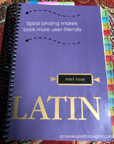 Henle Latin book spiral bound
