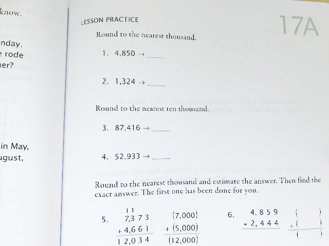 math u see lesson practice sample